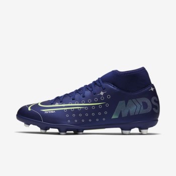 Nike Mercurial Superfly 7 Club MDS MG - Női Focicipő - Kék/Fehér/Fekete